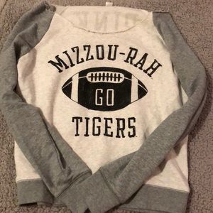 PINK Mizzou football sweatshirt